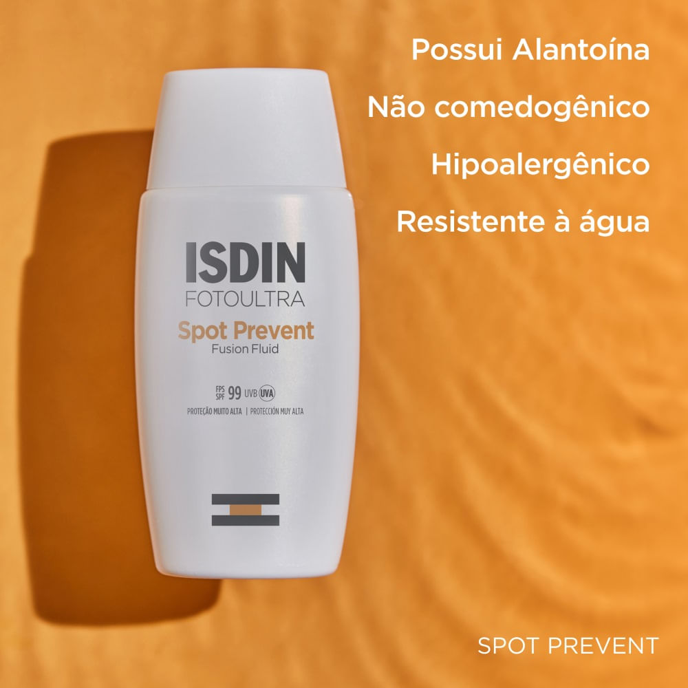 Protetor Solar Facial ISDIN Foto Ultra Spot Prevent FPS 99 50ml