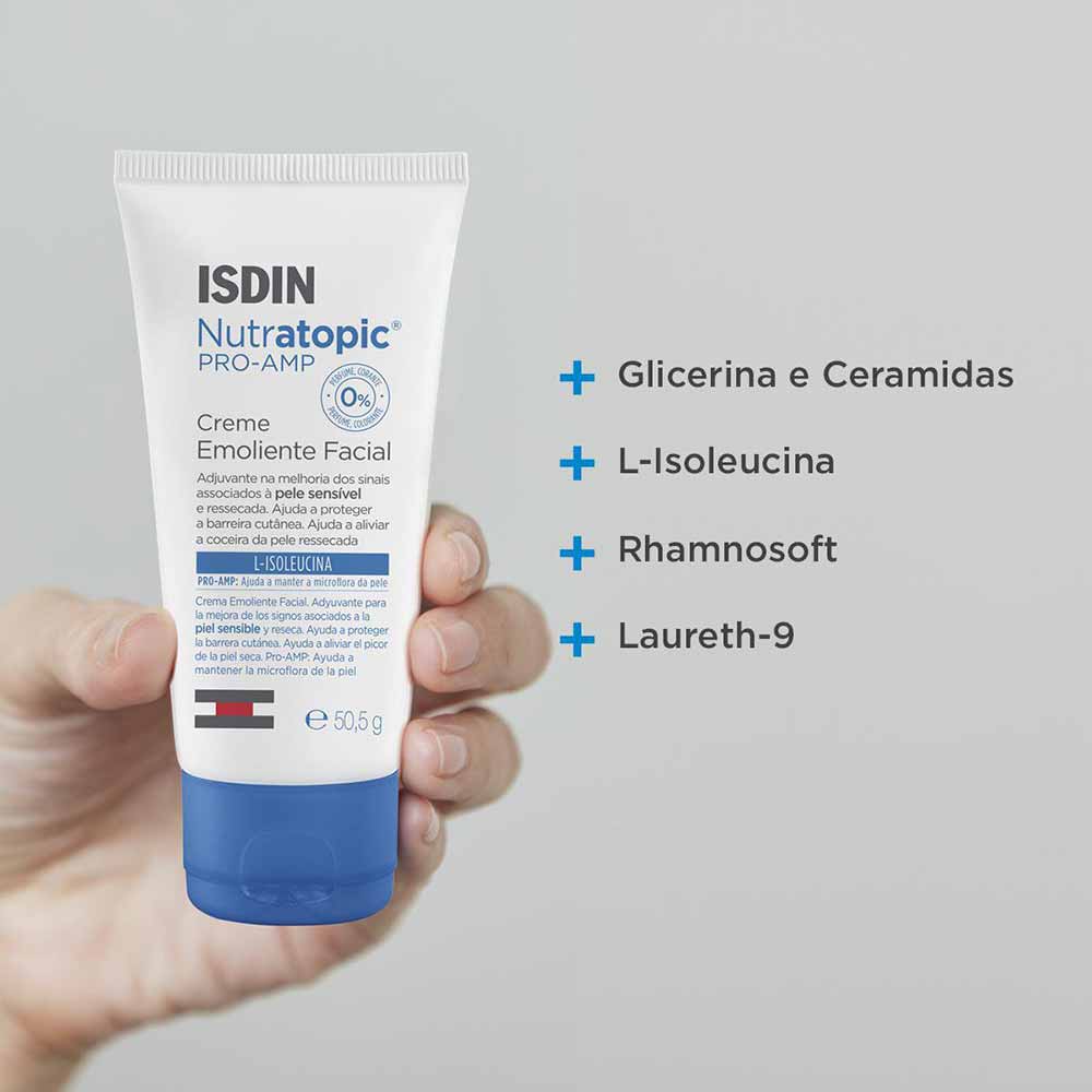 Hidratante Facial para pele atópica ISDIN Nutratopic 50mL