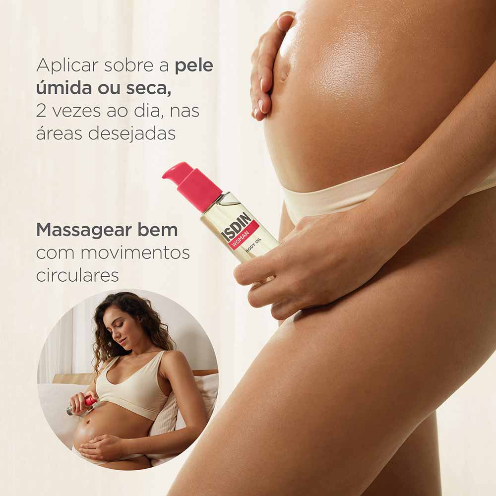 Óleo Corporal Antiestrias e Cicatrizes Isdin Woman Body Oil