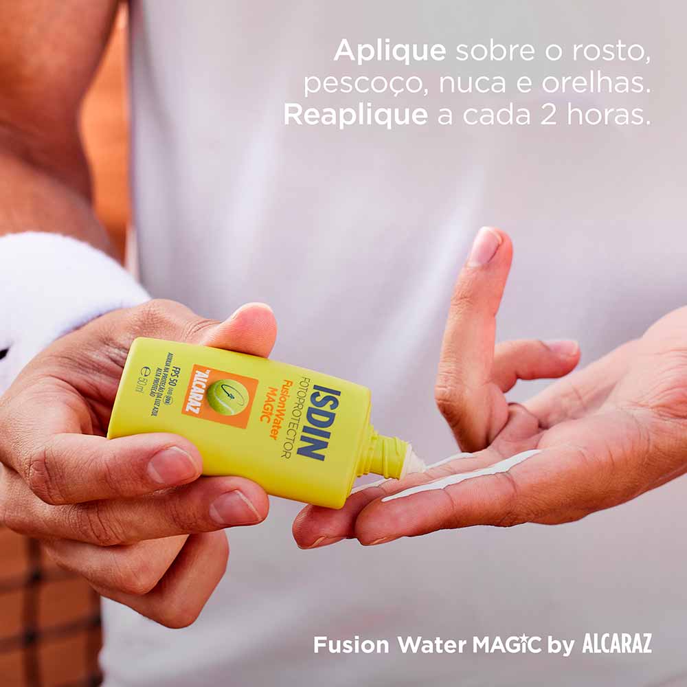 Protetor Solar Facial Isdin Fusion Water Magic by Alcaraz FPS 50