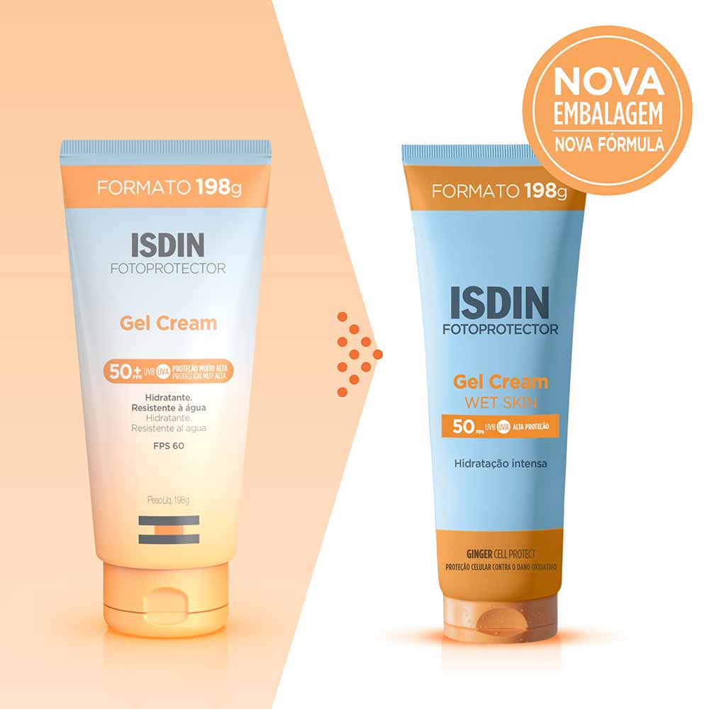 Protetor Solar Corporal Isdin Gel Cream FPS 50