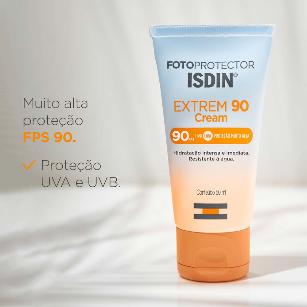 Protetor Solar Facial Alta Proteção ISDIN - Extrem90 FPS90 50ml